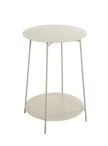 Beistelltisch grau 45 cm Ø, elegant und funktional