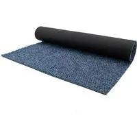 Sauberlauf PICOLLO - Blau - 1,00m x 2,00m - Teppich mit strapazierfähigem Nadelfilz, der groben Schmutz effektiv entfernt. Der Gelrücken sorgt für sicheren Halt auf allen Bodenbelägen und ist pflegeleicht.