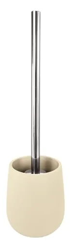 Kleine Wolke WC-Bürstenhalter Drip in Sandbeige - Eleganter WC-Bürstenhalter in Tropfenform aus hochwertigem Polyresin. Hygienisch und leicht zu reinigen, mit angenehmer Soft-Touch Oberfläche für sicheren Stand. Ideal zur Ergänzung Ihrer Badezimmeraccessoires.