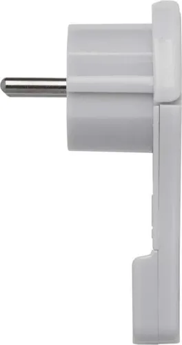 Schuko Stecker flach Winkelstecker Flachstecker Weiß ultradünner IP20