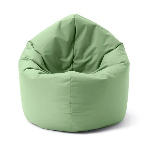 Lumaland Sitzsack Drops: runder 2-in-1 Sitzsack für drinnen und draußen