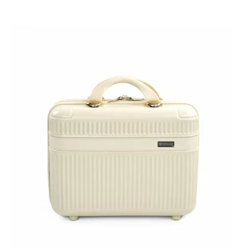 Solier Beauty Case – Kompakter Kosmetikkoffer mit ABS-Hartschale - Koffer für Reisen mit strapazierfähiger ABS-Hartschale, praktischen Innenfächern und stabilem Tragegriff – ideal für geordnetes Verstauen von Kosmetik und Pflegeprodukten.