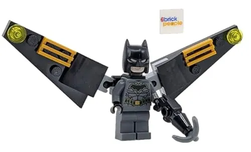 LEGO Superhelden: Batman Rebirth Minifigur mit Jetpack und schwarzem Umhang