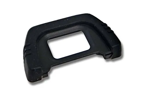 vhbw Augenmuschel Sucher kompatibel mit Nikon D100, D3000, D3100, D3200, D3300, D40, D40x, D50, D5100, D5200 Kamera Spiegelreflexkamera DSLR Okular - Schwarz
