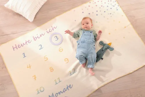 Biederlack Babydecke Milestone von Biederlack