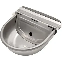 Edelstahl-tränke Mit Ablassstopfen Und Einstellbarem Schwimmerventil Für Pferde, Hunde, Rinder, Ziegen, Schafe, Schweine, Automatische Viehtränke