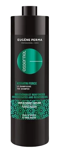 ESSENTIEL KERATIN FORCE Shampoo, 1000 ml, 1 Stück in schwarz von EUGENE PERMA