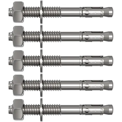 5x M16x145mm Schwerlastanker Verzinkt Keilanker Schwerlastdübel Bolzenanker Blit