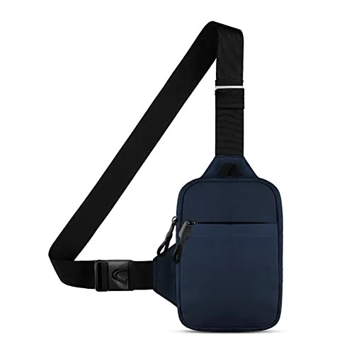 DONGKER Sling Chest Crossbody Bag, Wasserdicht Schultertasche, Crossbody Bag Backpack für Männer und Frauen, die Outdoor-Sportarten wandern