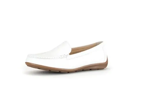 Gabor Comfort Slipper 42.440.50 - Weiß - 38 - Halbschuhe aus hochwertigem Glattleder mit atmungsaktiver, gepolsterter opti-fit Decksohle für hohen Tragekomfort und optimale Passform. Ideal für jeden Anlass und vielseitig kombinierbar.