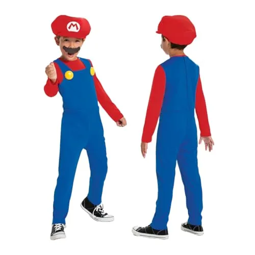 Disguise Super Mario Bros. Mario Kinderkostüm