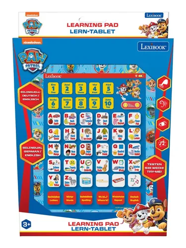 LEXIBOOK JCPAD002PAi3 PAW Patrol Bilinguales Lerntablett mit Sprachenausgabe (Deutsch/Englisch) daaa39c354cdcda8