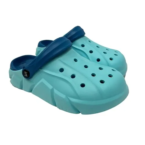 Scheibler Workwear – Clogs Markelo für Damen – Gartenschuhe leicht & angenehm – verfügbar in den Größen 36/37-40/41 (Hellblau/Azur)