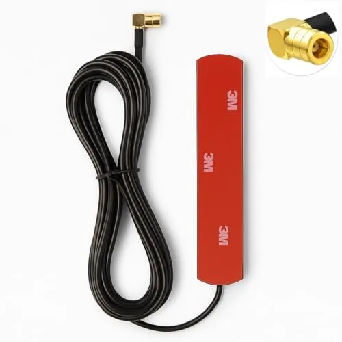 AURUM Dab Antenne Auto – Selbstklebende DAB+ FM Antenne mit Verstärker