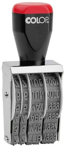 COLOP Datumstempel 07000, Monate in Buchstaben von COLOP