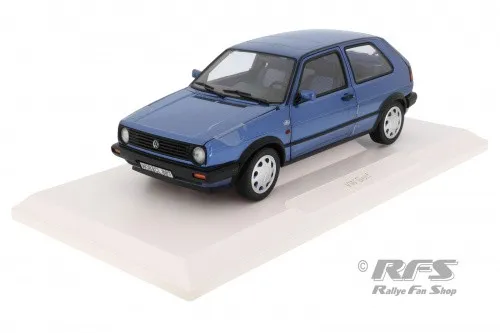 1:18 Norev VW Golf II 10 Millionen Sondermodell - 1:18 Modellauto des Volkswagen Golf II in star blue metallic, mit vollständiger Öffnung und hochwertigem Metallmaterial – ein Muss für Sammler!
