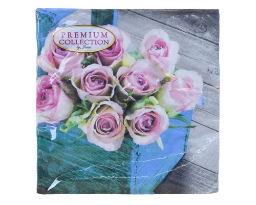 Jean Products Papierserviette Papierservietten 20 Stk. Papiertücher ca. 33 x 33 cm Servietten Papier, 3-lagig