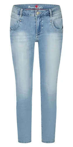 Buena Vista Anna C 7/8 Stretch Denim 2505 B5800 369 O.5255 S - Langlebige 7/8 Stretch Denim-Hose mit robustem 10 oz Stoffgewicht. Internationale Größen für optimale Passform, klassischer, gerader Beinverlauf für vielseitige Looks.