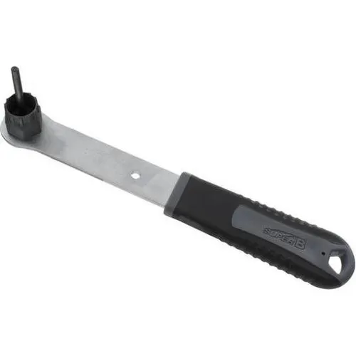 SUPER B Premium Zahnkranz-Abzieher mit Pin - Ketten & Kassetten - Hochwertiger Abzieher für Shimano HG- und Sram-Kassetten, mit Pin für optimale Fixierung und rutschfestem Griff für sicheren Halt.