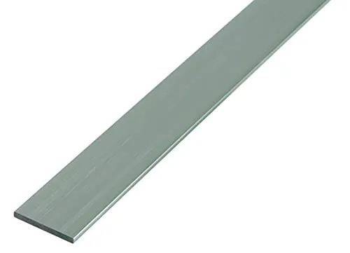 Alberts 469894 Flachstange | Aluminium, natur | 1000 x 25 x 2 mm