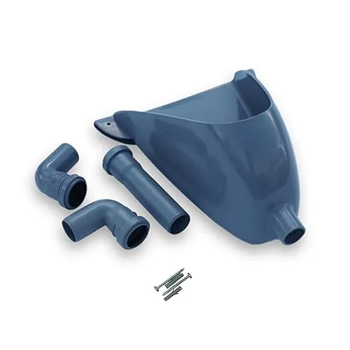 Varile Kunststoff Urinal glänzend, Pissuar Wasserlos für WC Kabinen