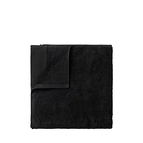 blomus Handtuch -Riva- | Handtuch 50 x 100 cm | Farbe Black | Baumwolle | Handtuch Bad