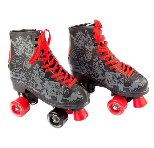 FunTomia Rollschuhe / Discoroller in Schwarz, Größen 30-42 von FunTomia
