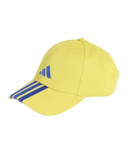 adidas Unisex Bball 3S Cap NEW Logo, Bright Yellow/Bold Blue, M-L