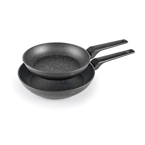 Lacor Set aus 2 geschmiedeten Aluminium-Pfannen 20 & 24cm