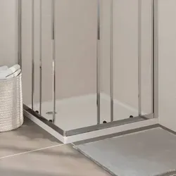 vidaXL Duschtasse ABS Quadratisch Weiß 80x80 cm - Moderne Duschwanne aus glasfaserverstärktem ABS, kratzfest und schmutzabweisend. Mit niedriger Schwelle für einfachen Ein- und Ausstieg, ideal für jedes Badezimmer.