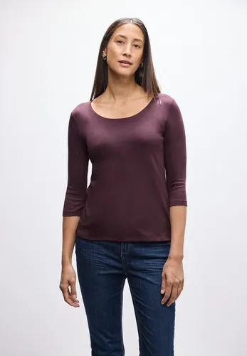 Street One Damen 3116816 Basic T-Shirt mit 3/4 Arm von Street One
