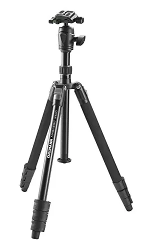 Cullmann MAGNESIT X400 Stativ inkl. Kugelkopf (3 Auszüge, Gewicht: 1,5 kg, Tragfähigkeit: 4 kg, Höhe: 145 cm, Packmaß: 42 cm)