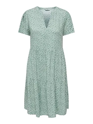 Onlzally Life S/S Thea Dress Noos Ptm - Freizeitkleid für Damen, aus hochwertigem Material für optimalen Tragekomfort und einen lässigen Look.