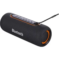 Bluetooth 5.0 Lautsprecher 10W, USB AUX FM RGB-Licht, 2000mAh Schwarz
