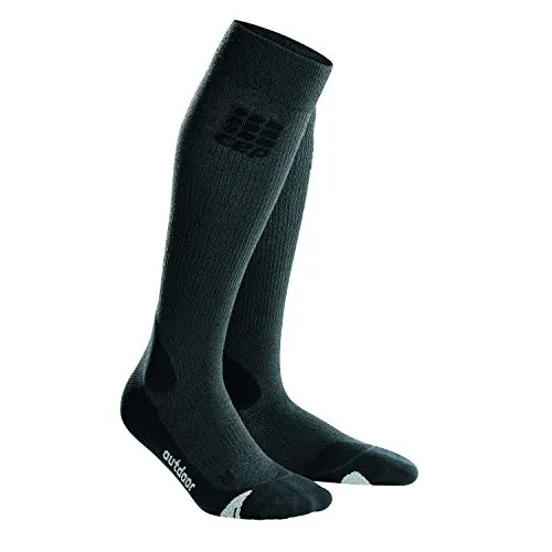 CEP Damen pro+ Outdoor Merino Socken - Sportsocken mit 20% Merinowolle, bieten hervorragenden Tragekomfort und Kompression für bessere Durchblutung und Trittsicherheit beim Laufen und Wandern.