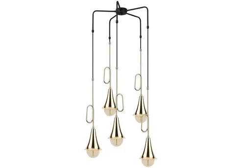 Kronleuchter METAL BODY V1481 – Elegante Deckenleuchte - Eleganter Kronleuchter mit robustem Metallgehäuse, ideal für stilvolle Wohnräume und eine besondere Atmosphäre.