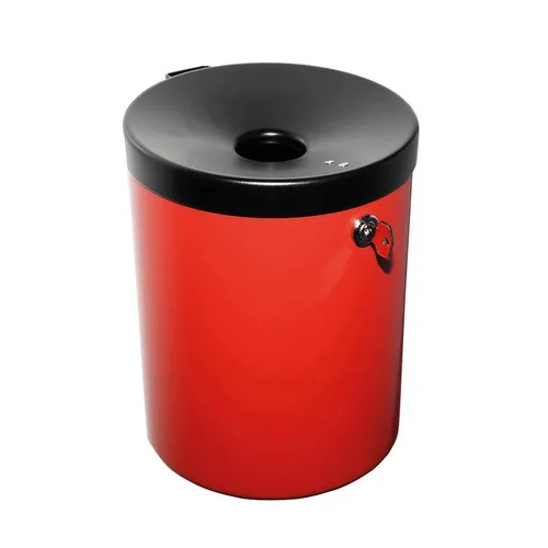 TKG Rondo Maxi Wandaschenbecher rot, abschließbar in rot von TKG