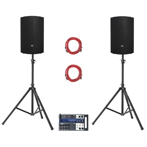 Soundcraft Ui12 + Discovery 12A DSP Set - Mixer-Set mit 12-Kanal Digitalpult und aktivem Lautsprecher. Einfache Steuerung über Smartphone, eingebautes WiFi und professionelle Klangbearbeitung mit Effekten für perfekten Sound.