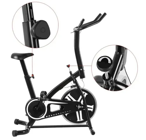 Sport-Knight® Heimtrainer Heimtrainer Fahrrad mit Display, Handyhalterung & verstellbarem Sitz, Ergonomisches Rennrad-Feeling