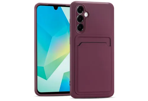 CoolGadget Handyhülle Card Case Handy Tasche für Samsung Galaxy A16 5G 6,7 Zoll, Silikon Slim Schutzhülle mit Kartenfach für Samsung A16 5G Hülle