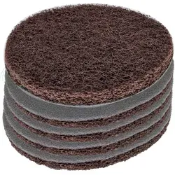 2W Schleifvlies Scheibe d150mm mit Klettverschluss (Braun - P120) - Schleifmaterialien für Lackarbeiten, ideal zum Anschleifen und Mattieren von Lacken sowie zum Entfernen von Spritznebel mit einfachem Klettverschluss.