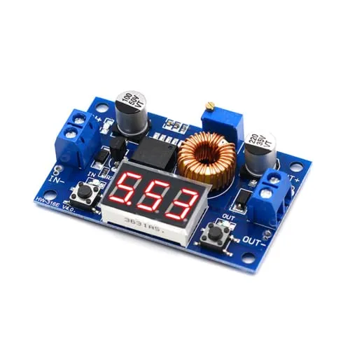 Fasizi Kleiner DC Buck-Spannungswandler, Step-Down-Spannungsregler, Modulplatine, 4–38 V auf 1,25–36 V, 5 V/12 V, verstellbarer Ausgangsspannungsstabilisator, Transformator