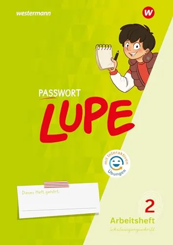 PASSWORT LUPE - Sprachbuch: Arbeitsheft 2 SAS mit interaktiven Übungen (PASSWORT LUPE: Sprachbuch und Spracharbeitshefte)