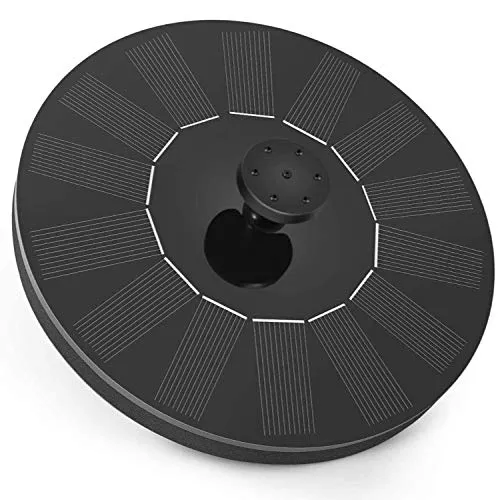 Solar Springbrunnen mit 5 Sprüheffekten – Umweltfreundliche Teichpumpe