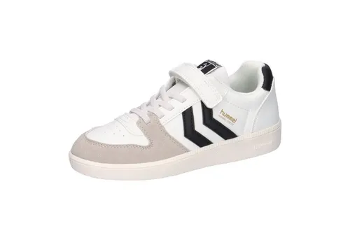 hummel Handball PERFEKT SP JR Sneaker, White/Black, 28 EU