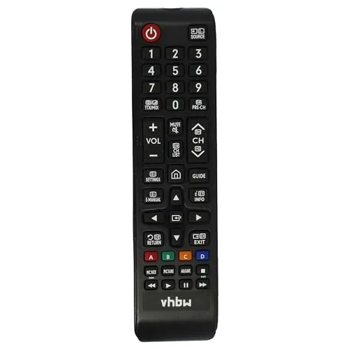 vhbw Fernbedienung kompatibel mit Samsung UE55NU7179UXZG, UE55NU7302KXXH, UE55NU7305, UE65NU6025 Fernseher, TV - Ersatzfernbedienung