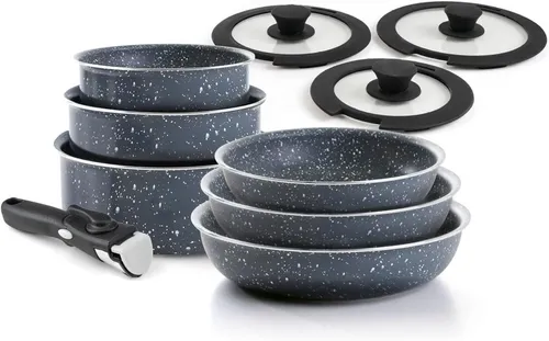 Qulinart by Brandt 194-026 Topf-Set 10-teilig