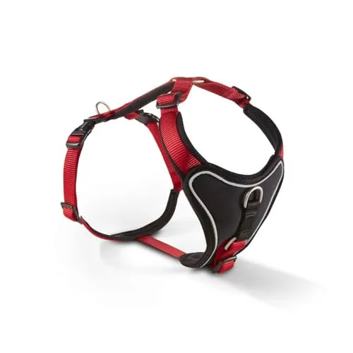 Wolters Hunde-Geschirr Professional Comfort - Gepolstert und bequem - Weiteres Autozubehör für Hunde, aus Nylon und Neopren, mit reflektierenden Elementen für mehr Sicherheit bei Nacht.