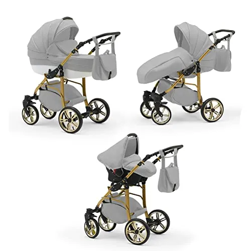 Kinderwagen-Set 4 in 1 Neo Gold inkl. Sportsitz und Autositz