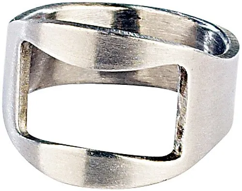 infactory Bieröffner Ring: Flaschenöffner-Ring mit 20mm Innen-Durchmesser (Flaschenöffner Herren, Flaschenöffnerring, Scherzartikel)